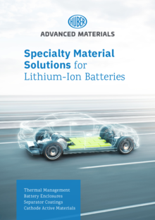 Specialty material solutions for lithium-ion batteries