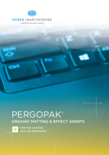 Pergopak® organic matting agent and carrier