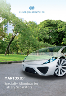 Martoxid® calcined aluminium oxides battery