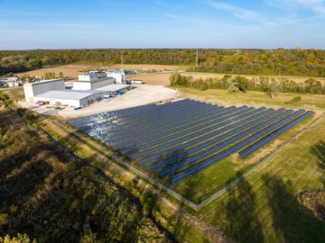 New Marblehead plant solar array