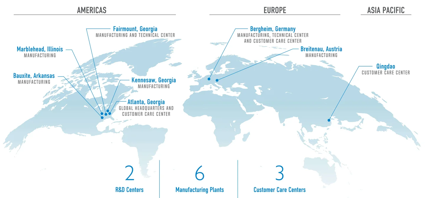 Huber Advanced Materials locations